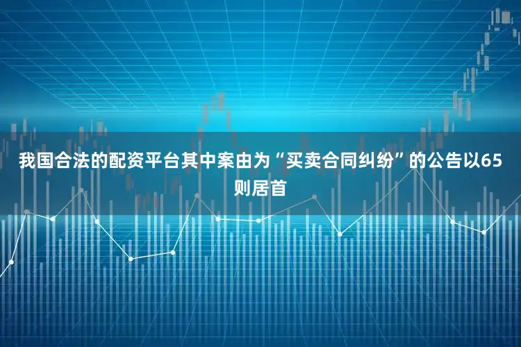 我国合法的配资平台其中案由为“买卖合同纠纷”的公告以65则居首