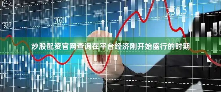 炒股配资官网查询在平台经济刚开始盛行的时期
